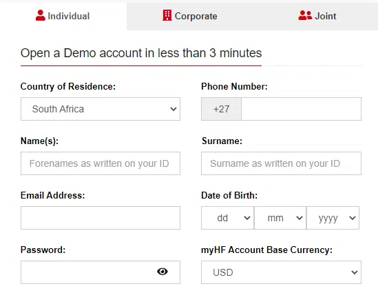 Hotforex Demo Account